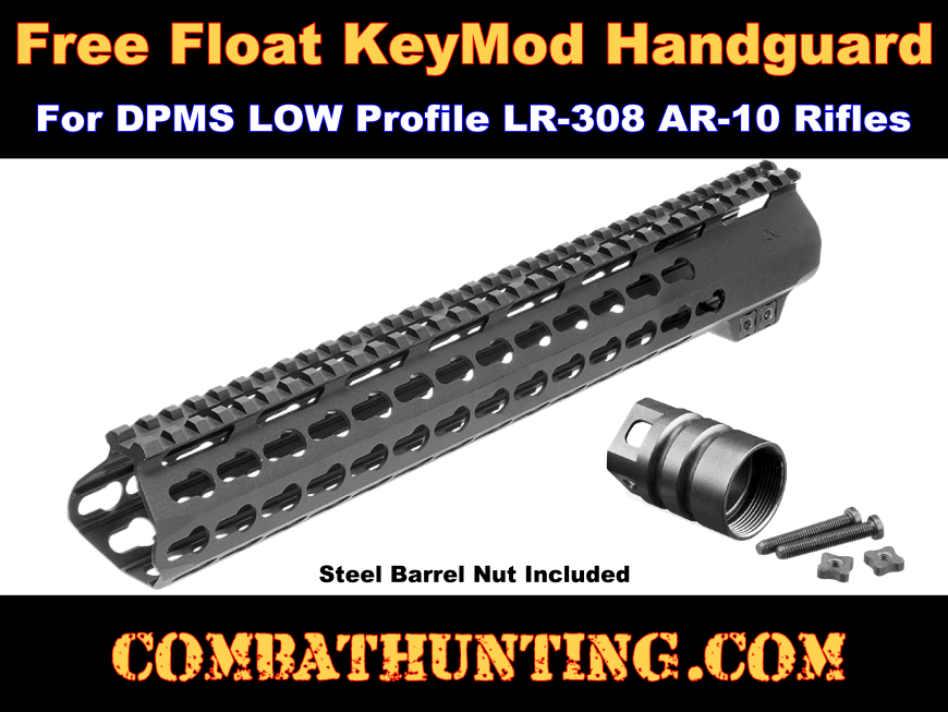 MTK15L308 DPMS LR-308 Free Float handguard Low Profile KeyMod 15" - Qu...