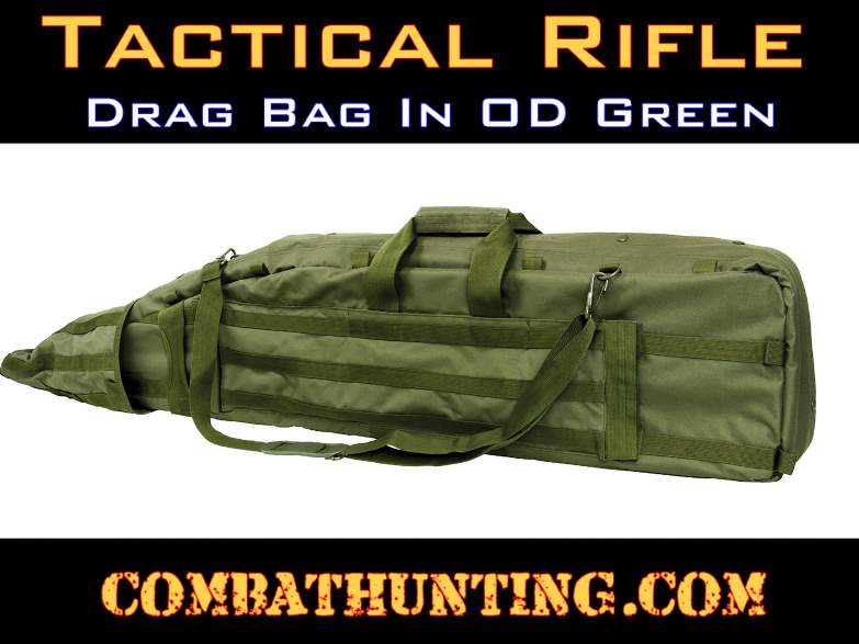 Sniper Rifle Drag Bag OD Green style=