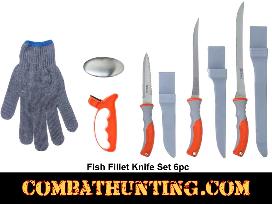 FFS6 Fish Fillet Knife Set 6pc - Fishing Knives