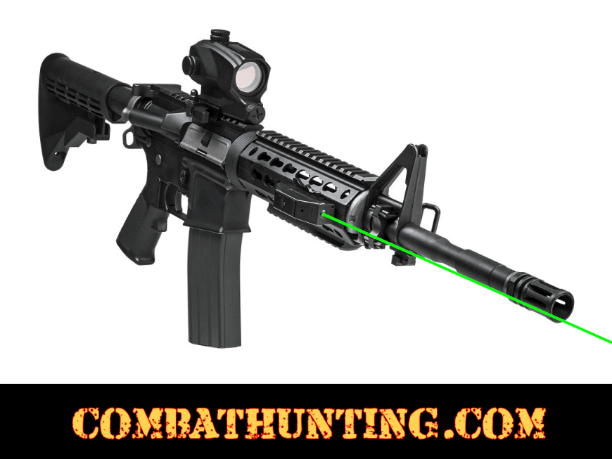 KeyMod Quick Release Compact Green Laser Rifle Sight style=