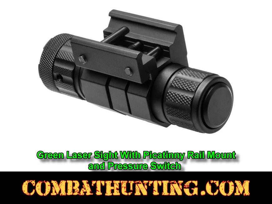 Green Laser Sight With Picatinny Rail Mount style=