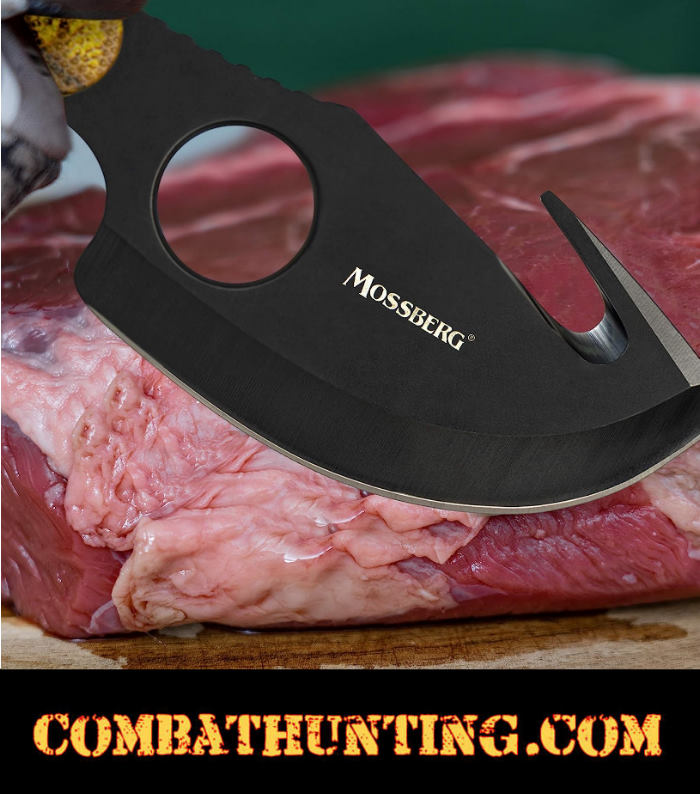Mossberg Fixed Blade Hunting Knife With Gut Hook style=