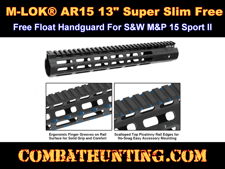 S&W M&P 15 Free-Float Handguard M-LOK Super Slim 13