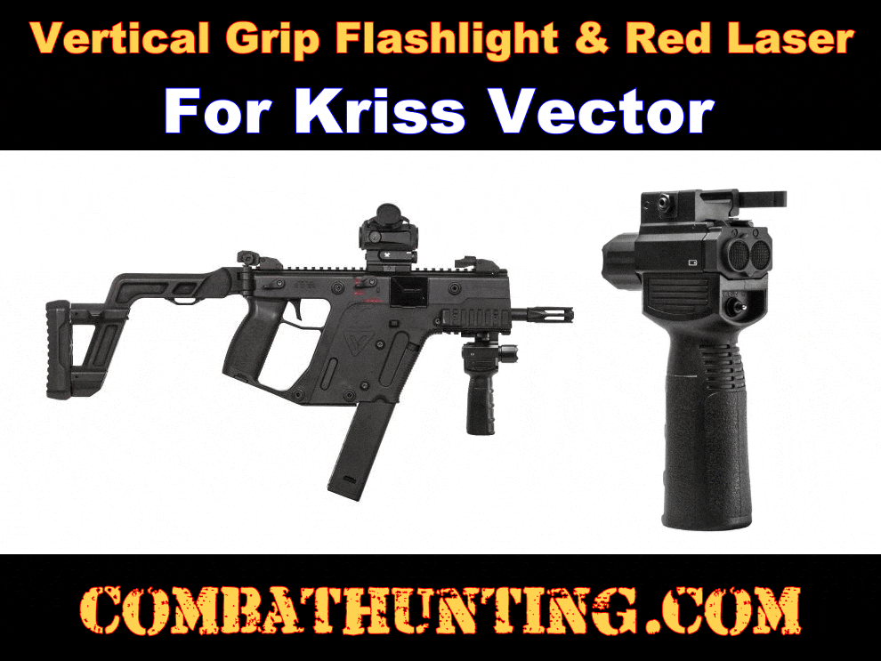 FK200 Kriss Vector Flashlight Kit With Picatinny Mount - Weapon Lights