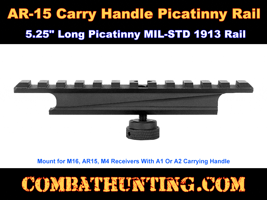 AR-15 Carry Handle Picatinny Rail Mount Adapter style=