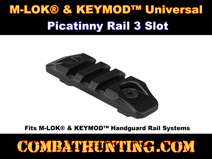 3 Slot Picatinny Rail M Lok 3 Slot Picatinny Rail M Lok