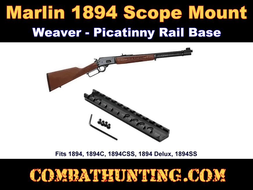 CCOP USA Marlin Model 1894 Picatinny Rail Steel Scope Mount Base PB-MAR002 