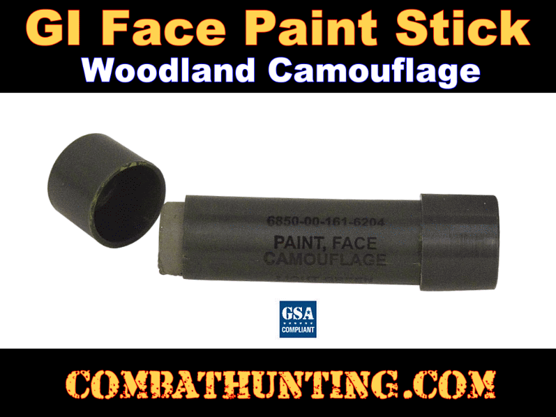 Woodland Camouflage Genuine Gi Face Paint Stick Military Issue Rothco 8201 for sale online 