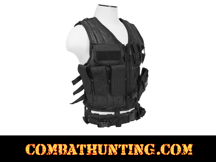 Ncstar Military Black Tactical Vest style=