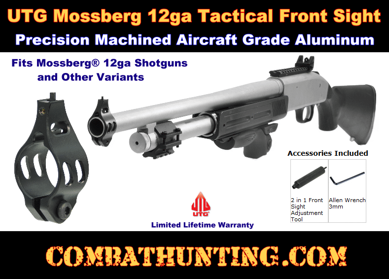 UTG Mossberg 12ga Shotgun Tactical Front Sight style=