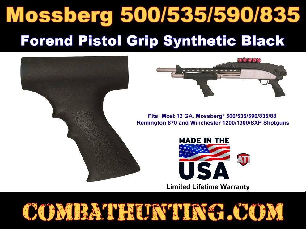 Mossberg Shotgun  500/535/590/590M/835 Forend Pistol Grip style=