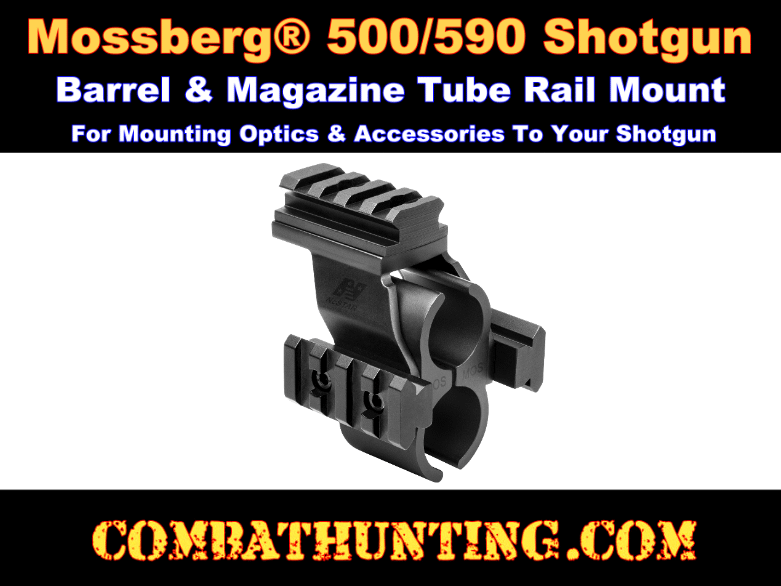 Mossberg 500/590, Maverick 88 Shotgun Barrel Rail Mount style=