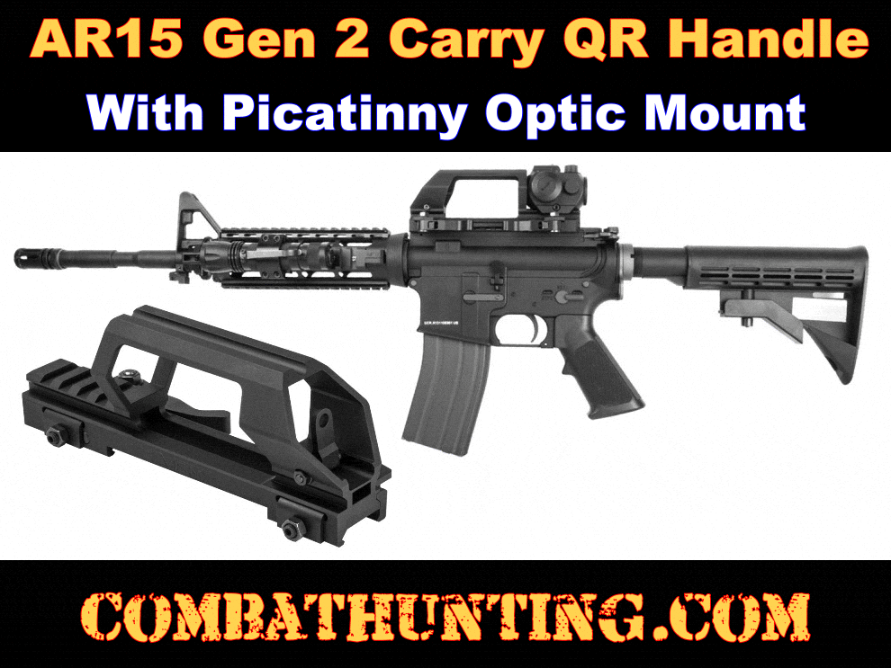 AR15 Gen II QR Carry Handle & Optic Mount style=