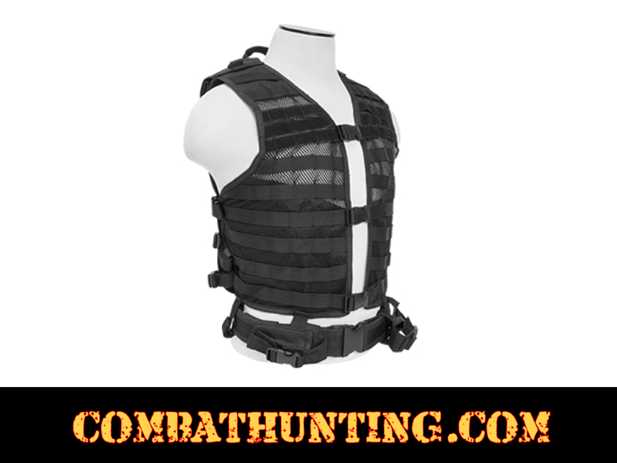 Black Pals Molle Gear Modular Vest style=