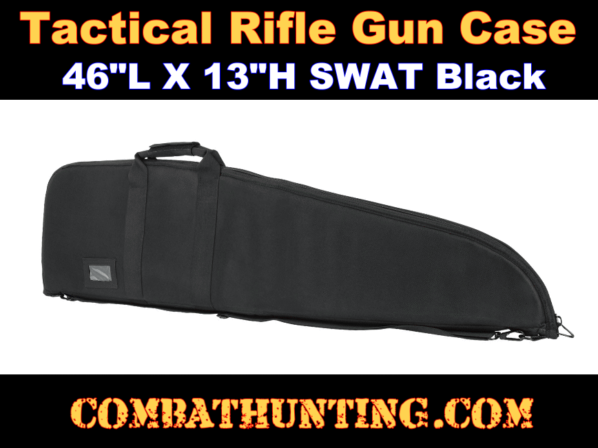 Black Tactical Rifle Soft Gun Case 45