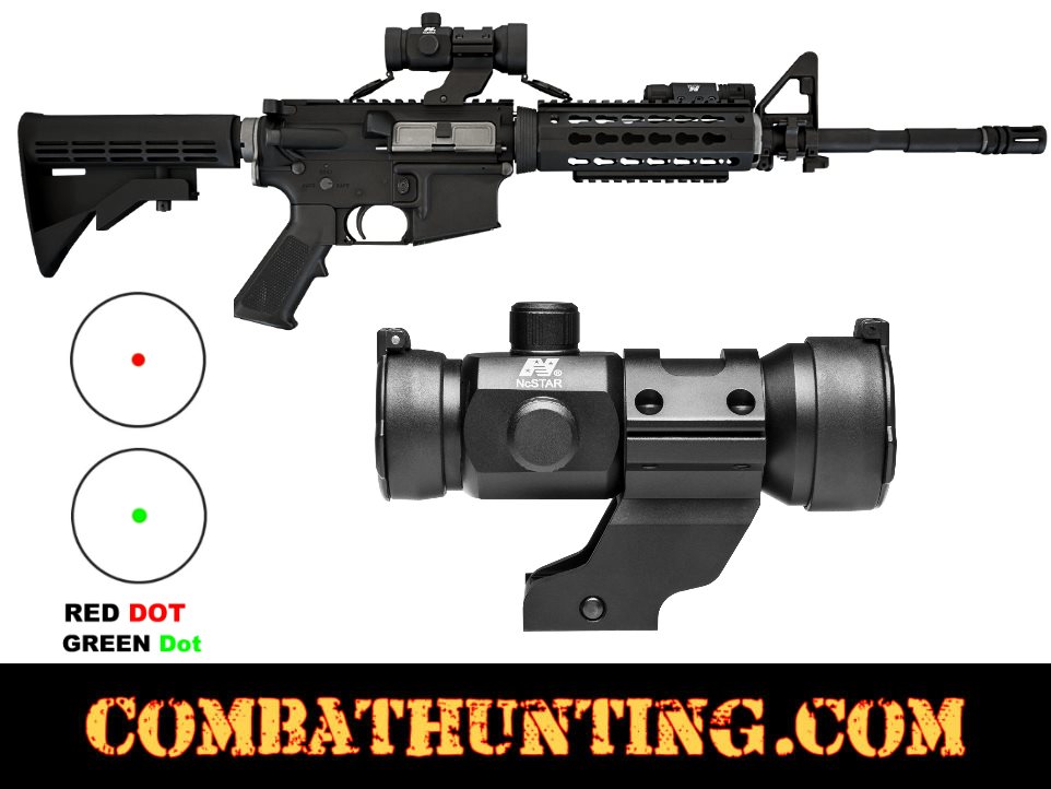 Ncstar 1X30 Tactical Red/Green Dot With Cantilever Mount style=
