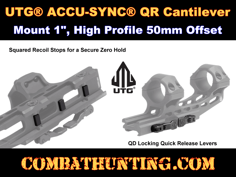UTG ACCU-SYNC QR Cantilever Mount 1