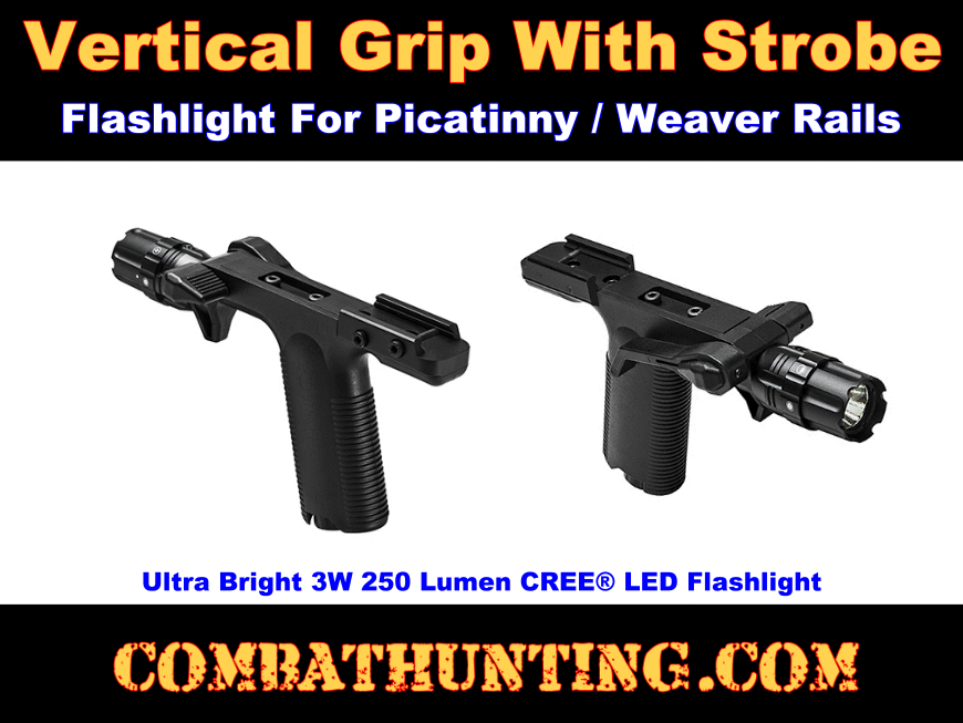NcSTAR Vertical Grip for Picatinny and Weaver Type Rails