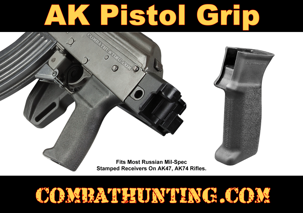 AK 47 Pistol Grip Ergonomic Textured style=