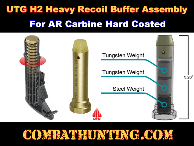H2 Carbine Buffer 4.6 oz Heavy  style=