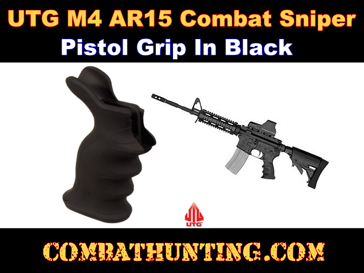 UTG M4 AR15 AR-15 Sniper Pistol Grip RB-TPG172B