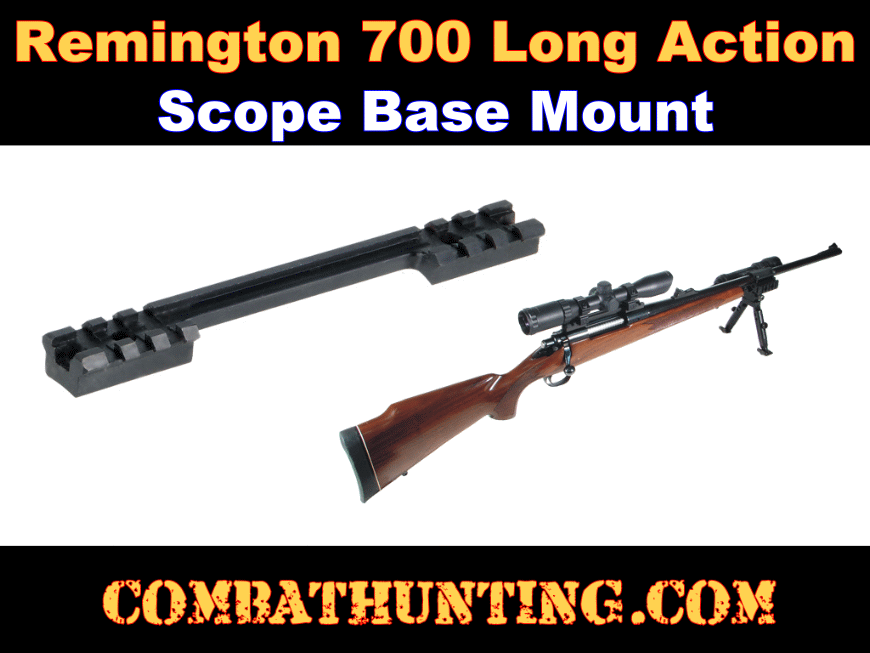 UTG Scope Mount for Remington 700 Long Action Rifle Steel  style=