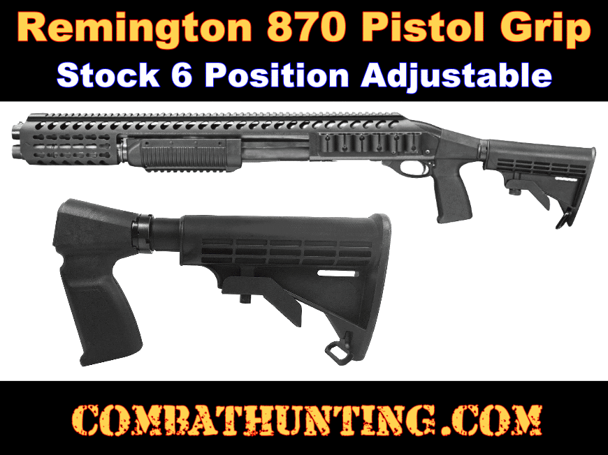 Remington 870 Pistol Grip Adjustable Stock style=