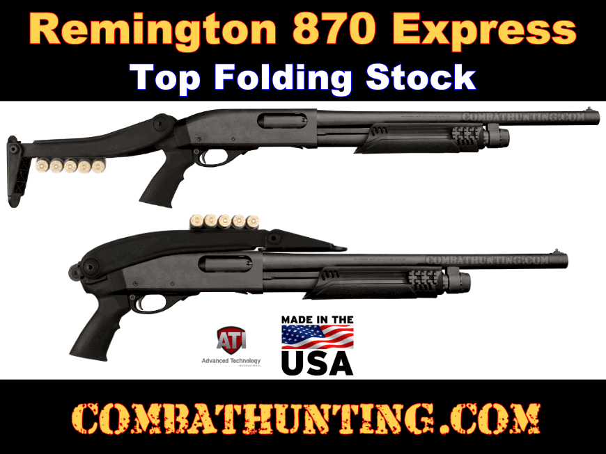 Remington 870 Express Top Folding Stock 12 Gauge style=