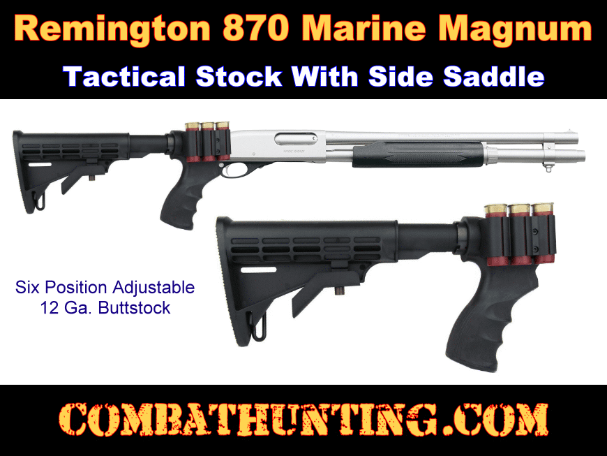 Remington 870 Marine Magnum Tactical Stock style=