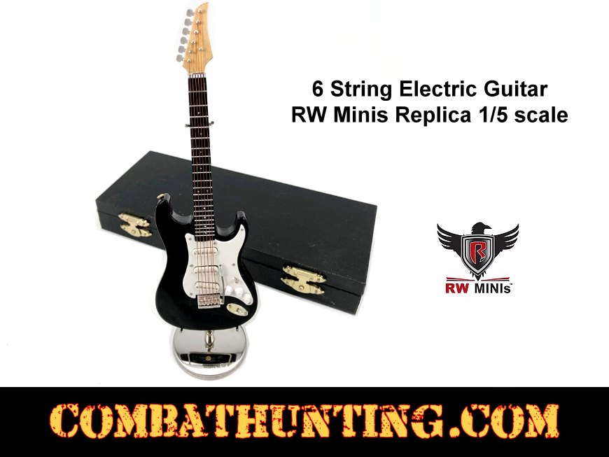 Replica 6 String Electric Guitar With Case style=