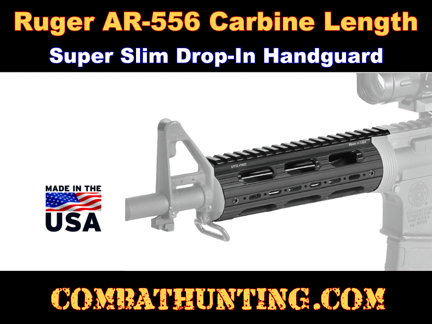 Ruger AR-556 Super Slim Handguard With Rails style=