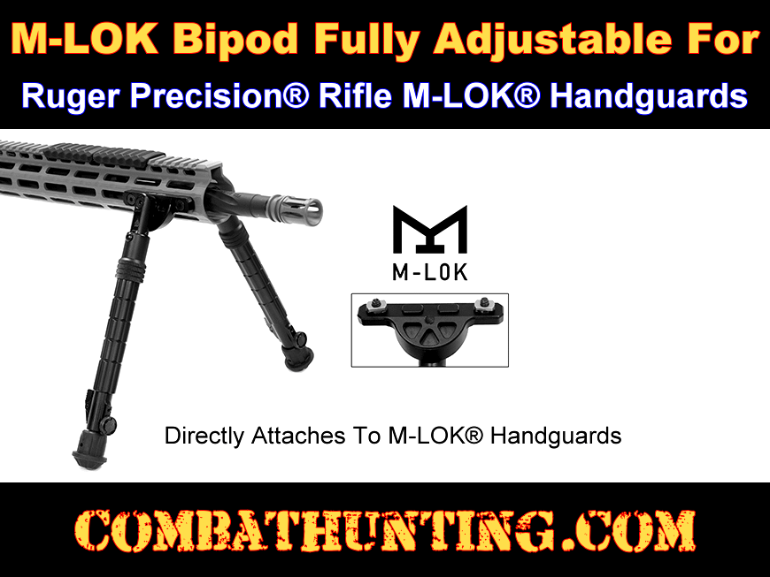 Ruger® Precision Rifle Bipod For M-LOK® Handguard style=