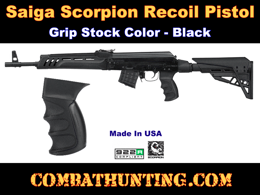 Saiga Scorpion Recoil Pistol Grip style=