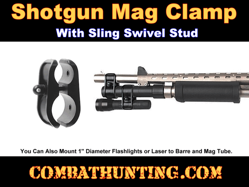 ATI Shotgun Flashlight Laser Barrel Clamp Stud style=
