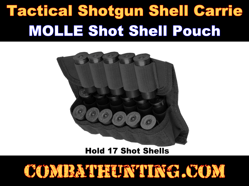 Shotgun Ammo Pouch 12/20 Gauge 17-Round style=