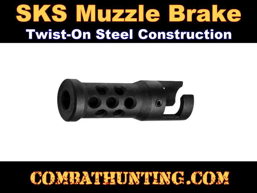 SKS Steel Quick Detach Twist On Muzzle Brake US Seller!!