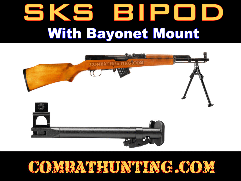 Sks Bayonet Bipod With Bayonet Lug Mount style=