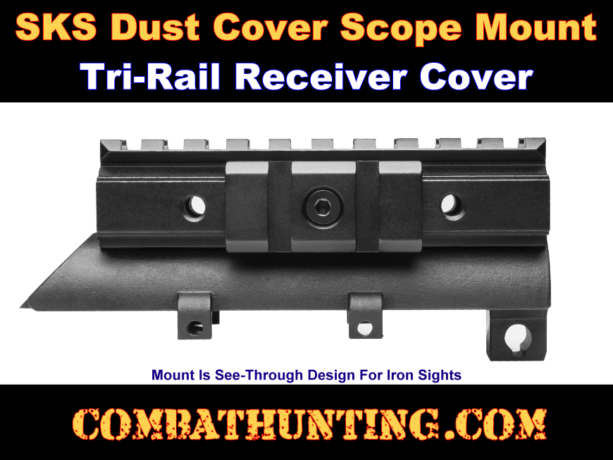 SKS Rifle Top Cover and TriRail Scope Mount SKS Rifle style=