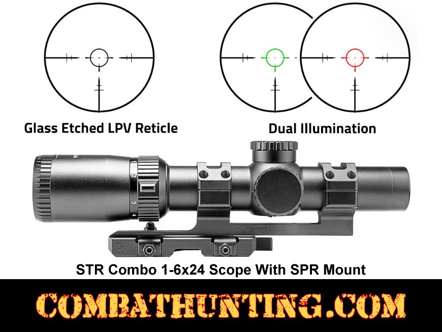 1-6x24 Scope With QD Mount Picatinny For M&P 15 Sport II style=