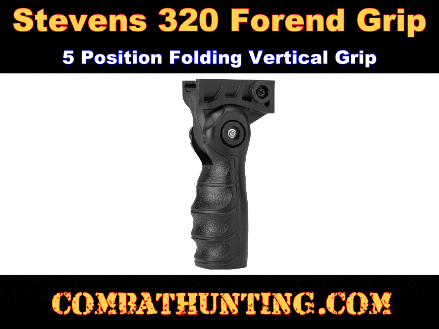 Stevens 320 Shotgun Foregrip-Folding Adjustable style=