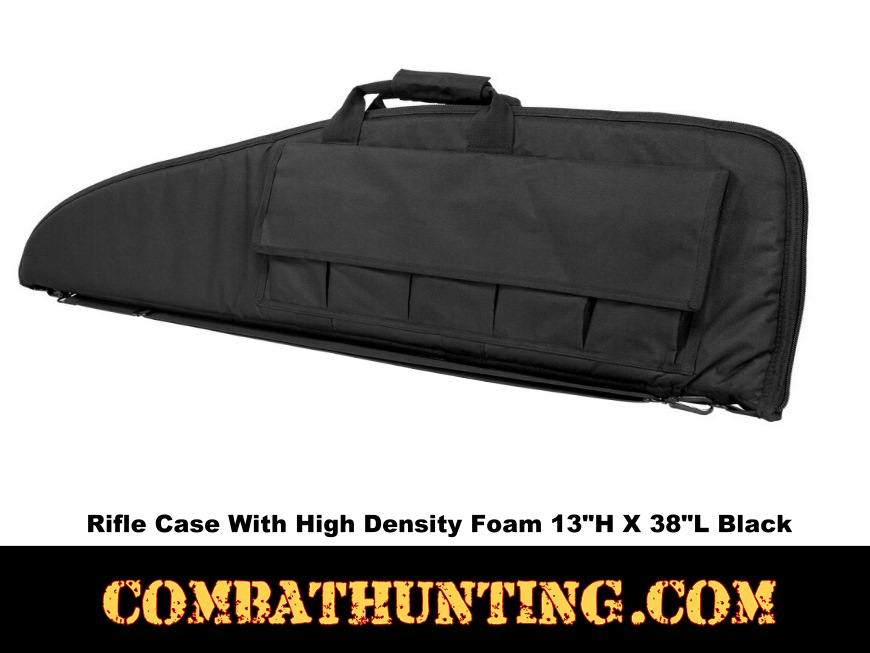 Black Tactical Rifle Soft Gun Case 38