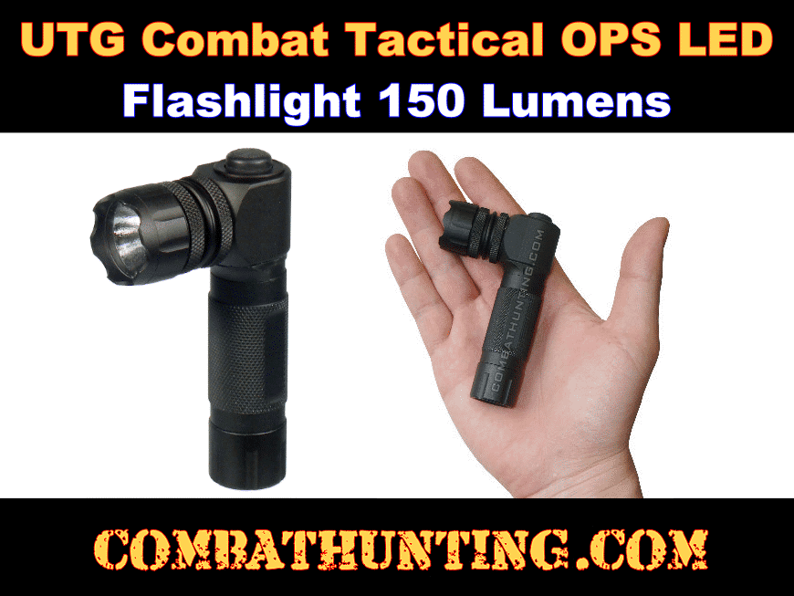 UTG Combat Tactical OPS LED Flashlight 150 Lumens style=