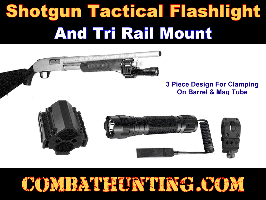 Details about   Trinity supply 1000 lumen flashlight with mount for stevens 320 12 gauge pump. 