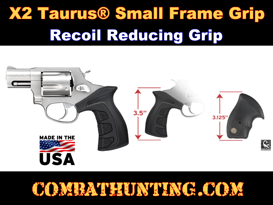 Taurus Small Frame Revolver Grip ATI X2 style=