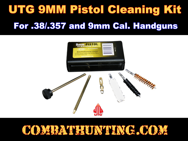 UTG 9mm Pistol Cleaning Kit style=
