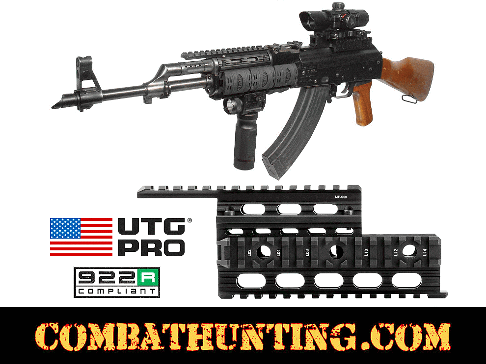 ぞげキング SKR ARカードダス F04-27 UTG Pro AKM Drop-in Handguard Quad Rail, Universal | MTU009