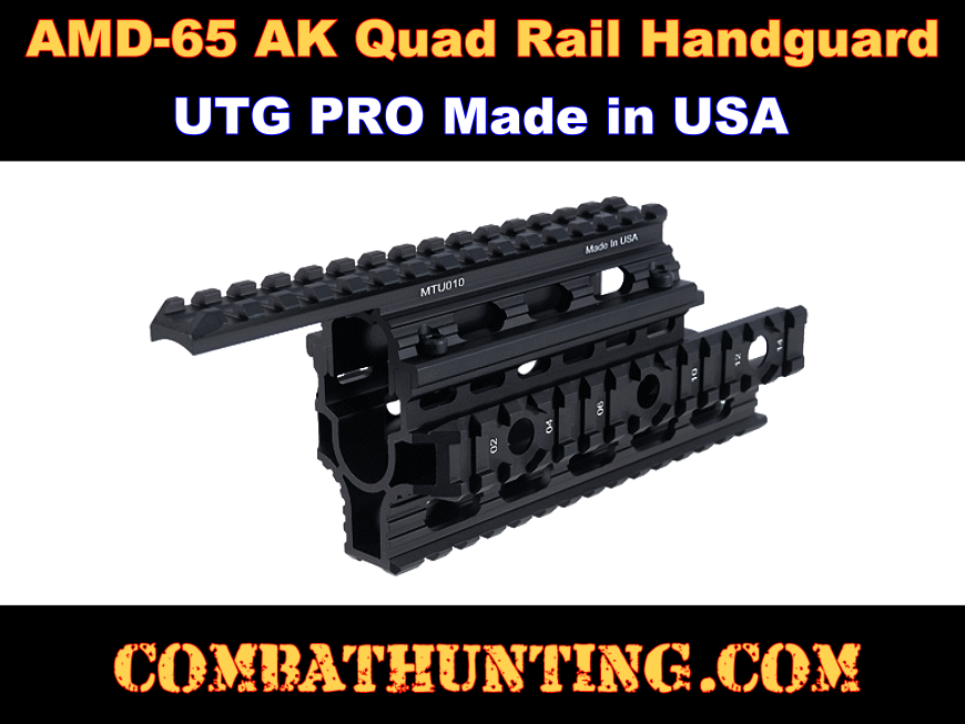 Hungarian AMD-65 Tactical Quad Rail Made In USA style=