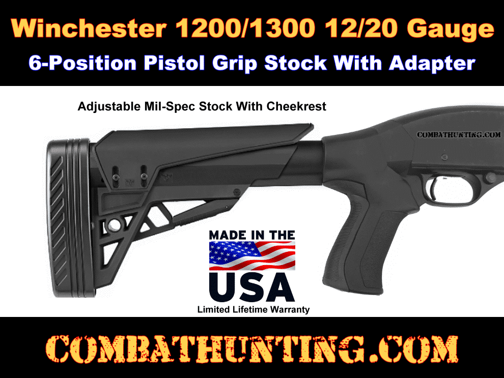 Winchester 1200/1300 Defender Tactical Stock 12/20 Gauge style=