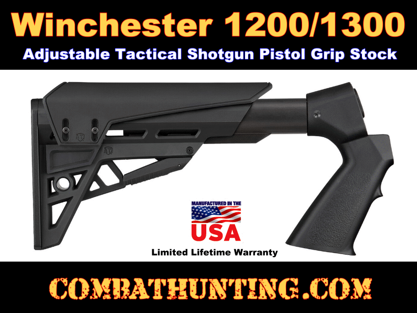 Winchester 1200/1300 Shotgun Pistol Grip Stock Adjustable TactLite style=