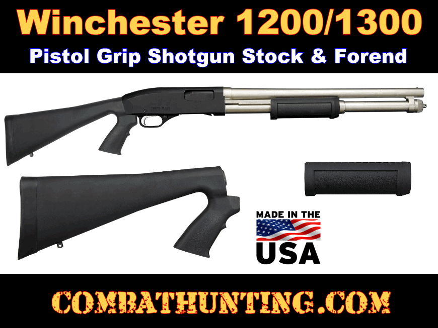 Winchester Pistol Grip Buttstock & Forend Package style=
